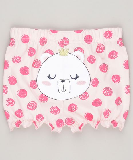 Short-Ursinha-Estampado-de-Poa-em-Algodao---Sustentavel-Rosa-8812196-Rosa_1