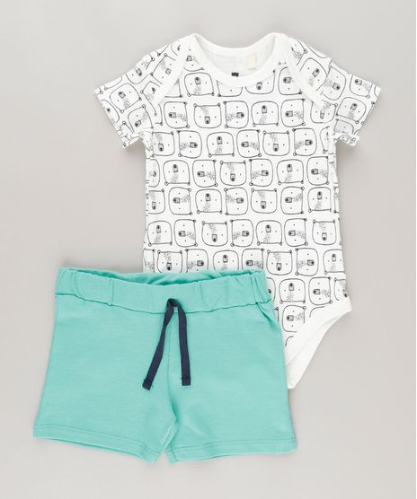 Conjunto-de-Body-Estampado-de-Ursos-Off-White---Bermuda-Verde-9064371-Verde_1