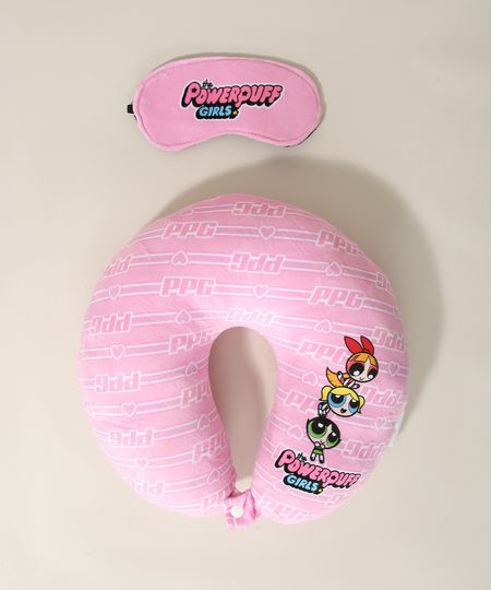 Kit-de-Apoio-de-Pescoco-Estampado-As-Meninas-Superpoderosas---Tapa-olho-Rosa-9978590-Rosa_1