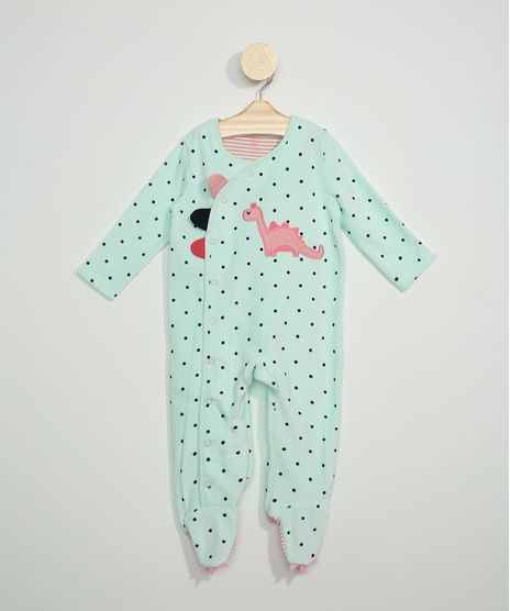 Macacao-Infantil-Estampado-Poa-com-Bordado-de-Dinossauro-Manga-Longa-Verde-Claro-9846823-Verde_Claro_1