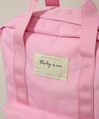 Mochila-Feminina-Grande-com-Bolso-Frontal-e-Alca-de-Mao-Rosa-9965538-Rosa_4