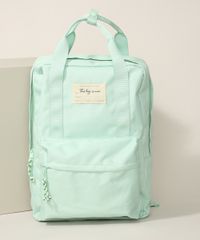 Mochila-Feminina-Grande-com-Bolso-Frontal-e-Alca-de-Mao-Verde-9965538-Verde_1