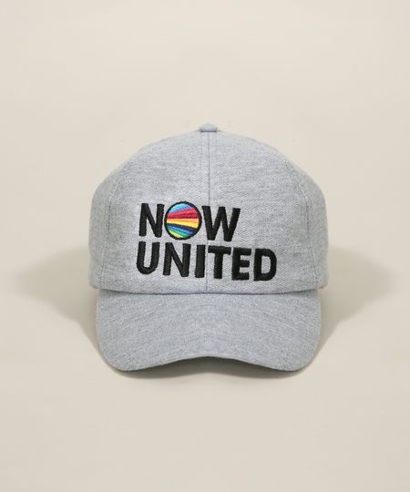 Bone-Juvenil-Aba-Curva-Now-United-em-Moletom-Cinza-Mescla-9975053-Cinza_Mescla_1