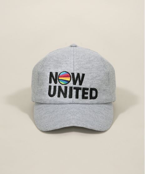 Bone-Juvenil-Aba-Curva-Now-United-em-Moletom-Cinza-Mescla-9975053-Cinza_Mescla_1