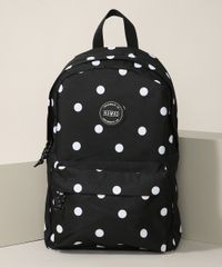 Mochila-Feminina-Grande-Estampada-Poa-com-Bolso-Preta-9965535-Preto_1