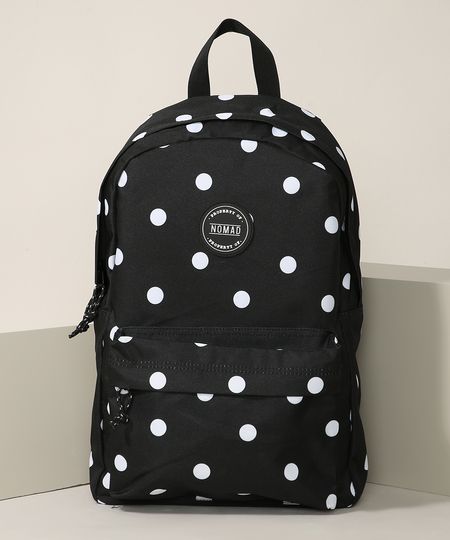 Mochila-Feminina-Grande-Estampada-Poa-com-Bolso-Preta-9965535-Preto_1 Mochila-Feminina-Grande-Estampada-Poa-com-Bolso-Preta-9965535-Preto_1