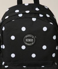 Mochila-Feminina-Grande-Estampada-Poa-com-Bolso-Preta-9965535-Preto_4