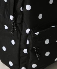 Mochila-Feminina-Grande-Estampada-Poa-com-Bolso-Preta-9965535-Preto_5