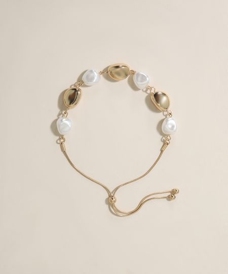 Pulseira-Feminina-com-Perolas-Dourada-9962245-Dourado_1