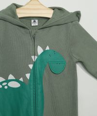 Macacao-de-Moletom-Infantil-Estampa-Interativa-de-Dinossauro-Manga-Longa-com-Capuz-Verde-9842875-Verde_2