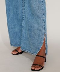 Calca-Jeans-Feminina-Wide-Pantalona-Cintura-Super-Alta-Marmorizada-com-Fenda-e-Faixa-para-Amarrar-Azul-Medio-9971819-Azul_Medio_6