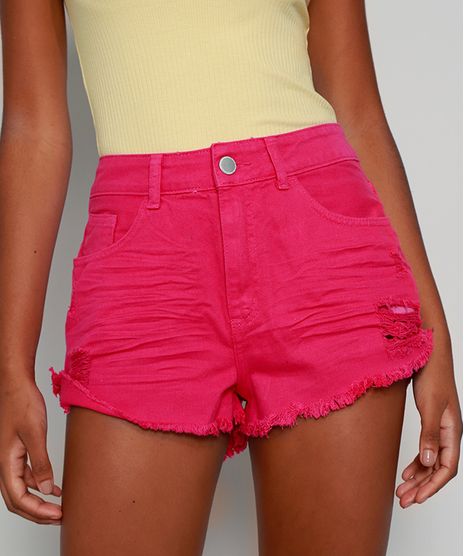 Short-de-Sarja-Feminino-Boy-Cintura-Media-Destroyed-com-Barra-Desfiada-Pink-9978124-Pink_1
