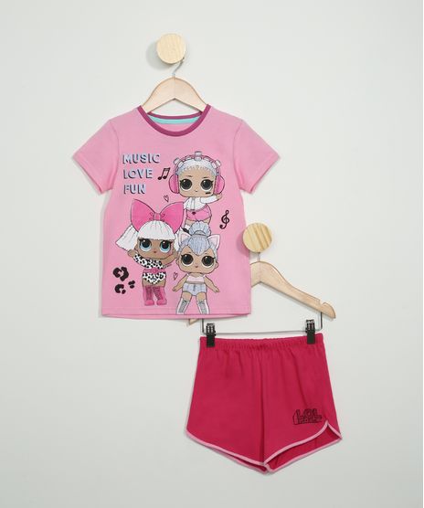 Pijama-Infantil-Lol-Surprise-Manga-Curta-Rosa-9964012-Rosa_1