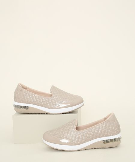 Tenis-Slip-On-Feminino-Modare-Matelasse-Bege-9982811-Bege_1