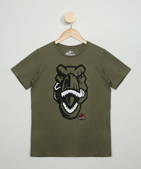 Camiseta-Juvenil-Estampada-Jurassic-Park-Manga-Curta-Gola-Careca-Verde-Militar-9973313-Verde_Militar_1 Camiseta-Juvenil-Estampada-Jurassic-Park-Manga-Curta-Gola-Careca-Verde-Militar-9973313-Verde_Militar_1