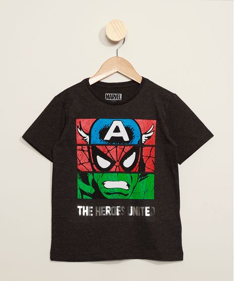 Camiseta-Infantil-Os-Vingadores-Metalizada-Manga-Curta-Cinza-Mescla-Escuro-9973297-Cinza_Mescla_Escuro_1