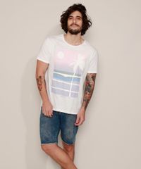 Camiseta-Masculina-Paisagem-Praia-com-Relevo-Manga-Curta-Gola-Careca-Branca-9967013-Branco_3