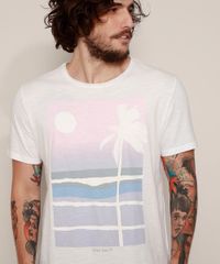 Camiseta-Masculina-Paisagem-Praia-com-Relevo-Manga-Curta-Gola-Careca-Branca-9967013-Branco_5