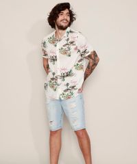 Bermuda-Jeans-Masculina-Slim-Destroyed-Azul-Claro-9975904-Azul_Claro_3