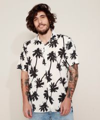 Camisa-Masculina-Tradicional-Estampada-de-Coqueiros-Manga-Curta-Branca-9968725-Branco_6