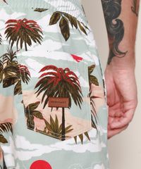 Short-de-Sarja-Masculino-Estampado-de-Ilha-com-Cordao-e-Bolsos-Azul-Claro-9970019-Azul_Claro_5