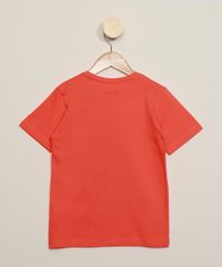 Camiseta-Infantil--Skate-Game-Sport-No-Bad-Vibes--Manga-Curta-Coral-9973330-Coral_4