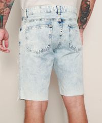 Bermuda-Jeans-Masculina-Slim-Destroyed-Marmorizada-Azul-Claro-9971326-Azul_Claro_4