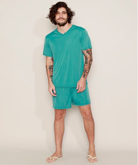 Pijama-Masculino-D-Noite-Manga-Curta-Verde-9974563-Verde_1