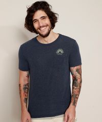 Camiseta-Masculina--Sunrise--com-Linho-e-Bolso-Manga-Curta-Gola-Careca-Azul-Marinho-9970884-Azul_Marinho_1