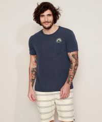 Camiseta-Masculina--Sunrise--com-Linho-e-Bolso-Manga-Curta-Gola-Careca-Azul-Marinho-9970884-Azul_Marinho_5