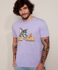 Camiseta-Masculina-Tom-e-Jerry-Manga-Curta-Gola-Careca-Lilas-9974310-Lilas_1