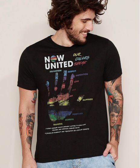 Camiseta-Masculina-Now-United--Our-Colors-Speak--Manga-Curta-Gola-Careca-Preta-9975947-Preto_1
