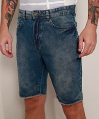 Bermuda-Jeans-Masculina-Slim-Marmorizada-Azul-Escuro-9972477-Azul_Escuro_1