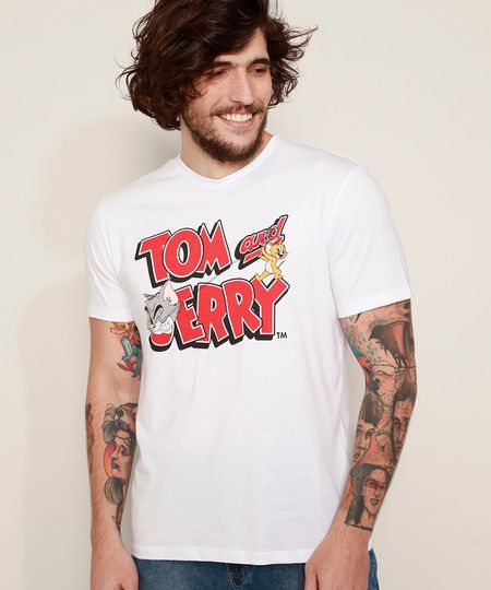 Camiseta-Masculina-Tom-e-Jerry-Manga-Curta-Gola-Careca-Branca-9966629-Branco_1 Camiseta-Masculina-Tom-e-Jerry-Manga-Curta-Gola-Careca-Branca-9966629-Branco_1
