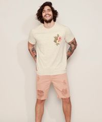 Bermuda-de-Sarja-Masculina-Slim-Destroyed-com-Chaveiro-Coral-9968933-Coral_3