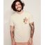 Camiseta-Masculina-com-Bolso-Floral-Manga-Curta-Gola-Careca-Bege-Claro-9970579-Bege_Claro_1