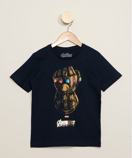 Camiseta-Infantil-Manopla-do-Infinito-Os-Vingadores-Metalizada-Manga-Curta-Azul-Marinho-9973316-Azul_Marinho_1