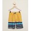 Bermuda-Surf-Infantil-com-Listras-e-Cordao-Amarela-9973424-Amarelo_1