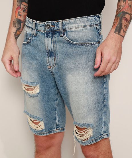 bermudas detonadas masculinas