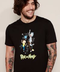 Camiseta-Masculina-Rick-and-Morty-Manga-Curta-Gola-Careca-Preta-9974308-Preto_5