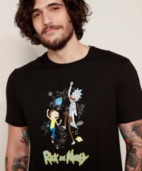 Camiseta-Masculina-Rick-and-Morty-Manga-Curta-Gola-Careca-Preta-9974308-Preto_6