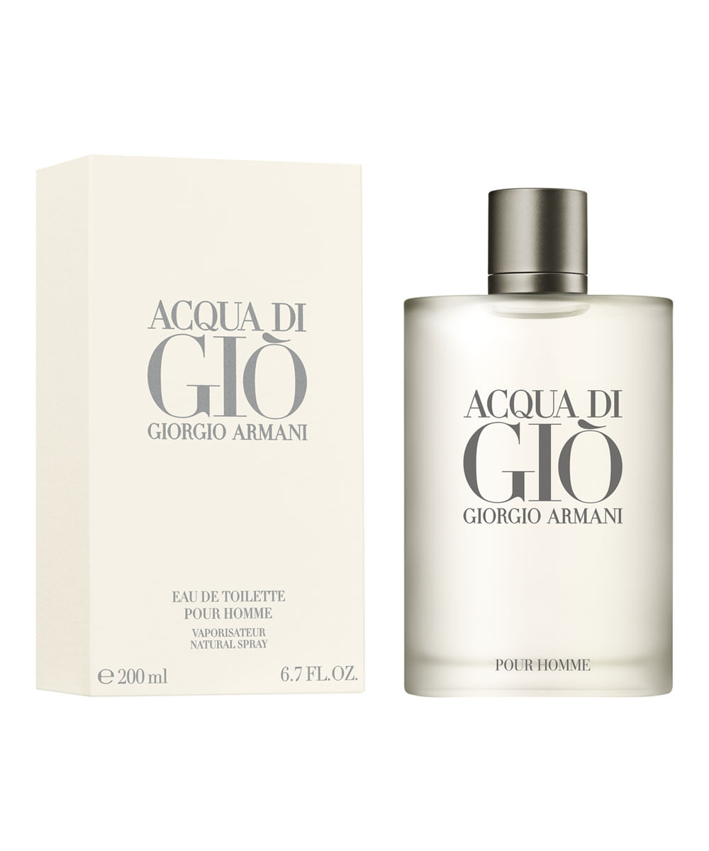 Perfume Giorgio Armani Acqua Di Gio Masculino Eau de Toilette 200ml Único