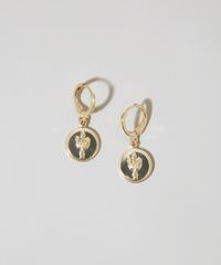 Brinco-Feminino-de-Argola-Pequena-com-Pingente-Cacto-Dourado-9976385-Dourado_1