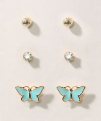 Kit-de-3-Brincos-Femininos-Pequenos-Dourado-9976484-Dourado_1