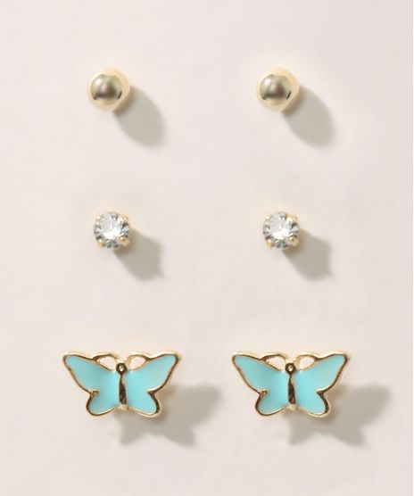 Kit-de-3-Brincos-Femininos-Pequenos-Dourado-9976484-Dourado_1