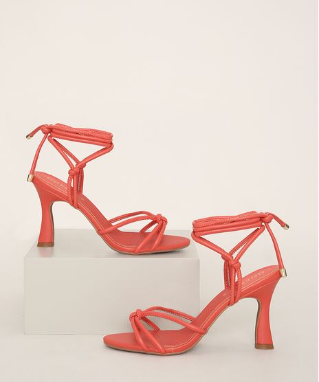 Sandalia-Feminina-Oneself-com-Tiras-e-No-Salto-Alto-Coral-9981677-Coral_1