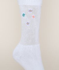 Meia-Feminina-Cano-Alto-com-Bordado-de-Flores-Branca-9973642-Branco_3