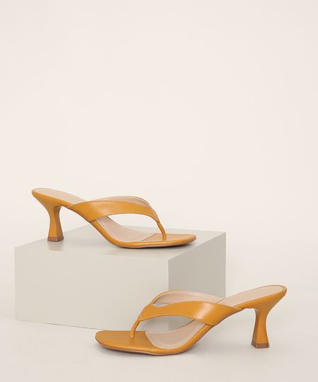 Tamanco-Feminino-Oneself-Salto-Medio-Amarelo-9981681-Amarelo_1