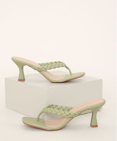 Tamanco-Feminino-Oneself-Trancado-Salto-Medio-Verde-9982181-Verde_1