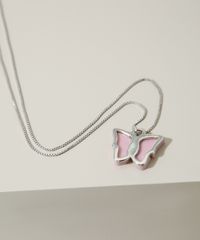 Colar-Feminino-com-Pingente-de-Borboleta-Prateado-9976394-Prateado_3